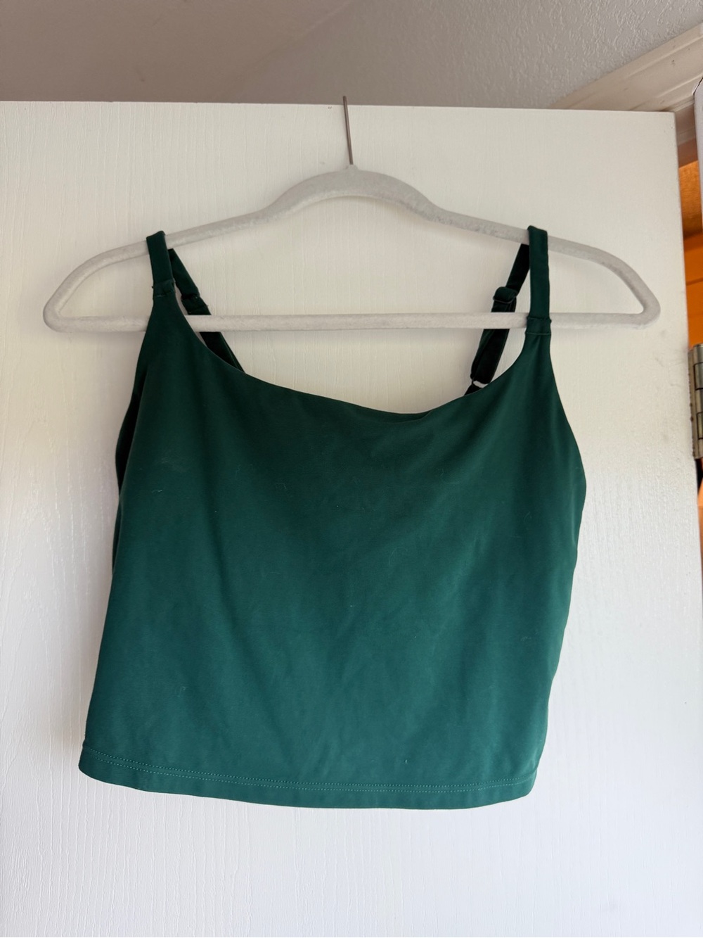 Women's Forest Green Adjustable-Strap Tank Top